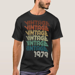 40e verjaardag Klassieke 40 jaar oude Retro G T-shirt