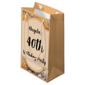 40e verjaardag klein cadeauzakje (Voorkant Gekanteld)
