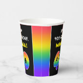 40e verjaardag: kleurrijke regenboog # 40, Naam va Papieren Bekers (Rechts)