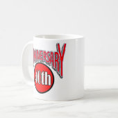 40e verjaardag koffiemok (Voorkant links)