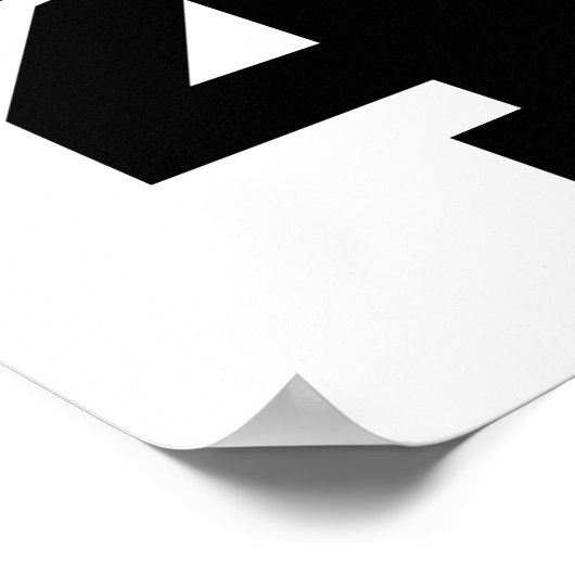 40e verjaardag kroon poster (Hoek)