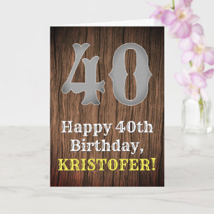40e verjaardag: Land Westerne Geïnspireerd Kijk, n Kaart