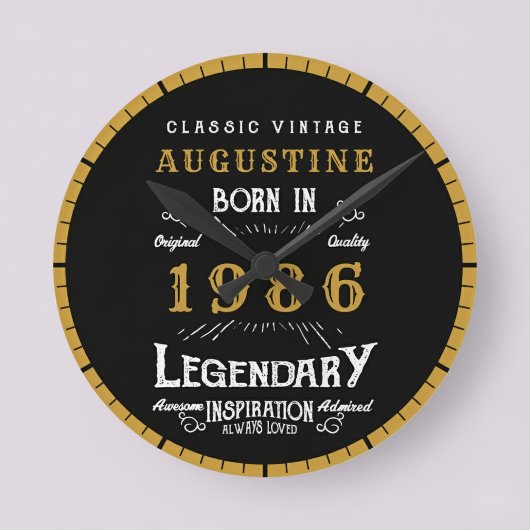 40e verjaardag Legende Geboren 1986 Ronde Klok