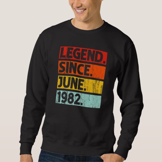 40e verjaardag Legende sinds juni 1982 40 jaar Trui (Voorkant)