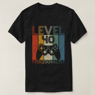 40e verjaardag - Level 40 ontgrendelde videoband T-shirt