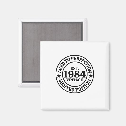 40e verjaardag magneet (Voorkant / Achterkant)