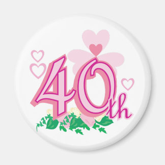 40e verjaardag magneet