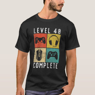 40e verjaardag Mannen 1981 niveau Complete gamer T-shirt