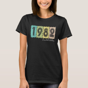 40e verjaardag Mannen dames 40 jaar 1982 42 T-shirt