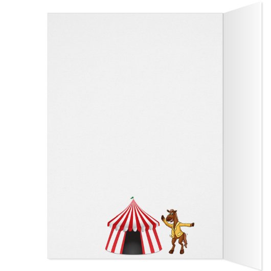 40e verjaardag Mannen 🎈 Hilarious Clown Kaart (Binnen (Links))