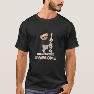 40e Verjaardag Mannen Vrouwen 1984 Originele Gewel T-shirt