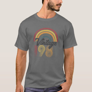 40e verjaardag Mannen Vrouwen Vintage 1981 Retro B T-shirt