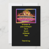 40e verjaardag Marquis uitnodiging (Achterkant)