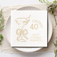 40e verjaardag Martini Cheers Veertig Gepersonalis
