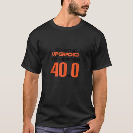 40e verjaardag mei de veertiger met u 40e geboorte t-shirt (Voorkant)