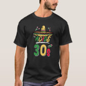 40e verjaardag Mexicaanse Partij Cinco de Mayo Fie T-shirt (Voorkant)