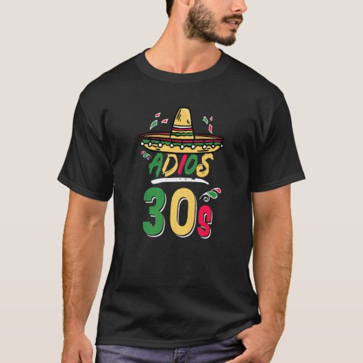 40e verjaardag Mexicaanse Partij Cinco de Mayo Fie T-shirt (Voorkant)
