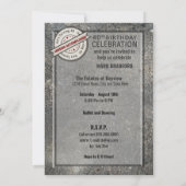 40e verjaardag, missie voltooid, kaart (Achterkant)