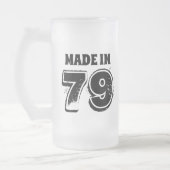 40e verjaardag Mok bier in 79 moderne Typografie (Links)