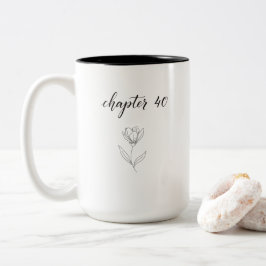 40e verjaardag mok cadeau voor haar Funny Elegant