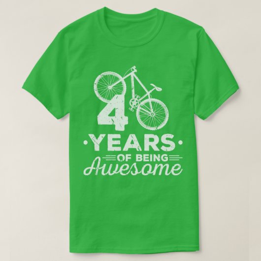 40e verjaardag Mountain Bike Grappige MTB T-shirt (Design voorkant)