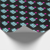 40e verjaardag Neon Sign met ballon Cadeaupapier (Hoek)