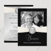 40e verjaardag - nep zakformaat - KLEIN Kaart (Voorkant / Achterkant)