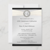 40e verjaardag - Nep-zakstijl - KLEIN Kaart (Achterkant)