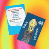 40e verjaardag nodigt 40 jaar uit kaart