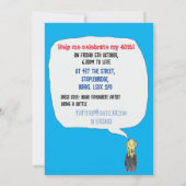 40e verjaardag nodigt 40 jaar uit kaart (Achterkant)