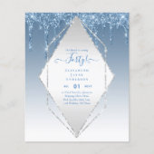 40e verjaardag nodigt meisje uit tot Glamor Glitte Flyer (Voorkant)