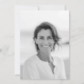 40e verjaardag nodigt Waterverf roze flamingo uit Kaart (Achterkant)