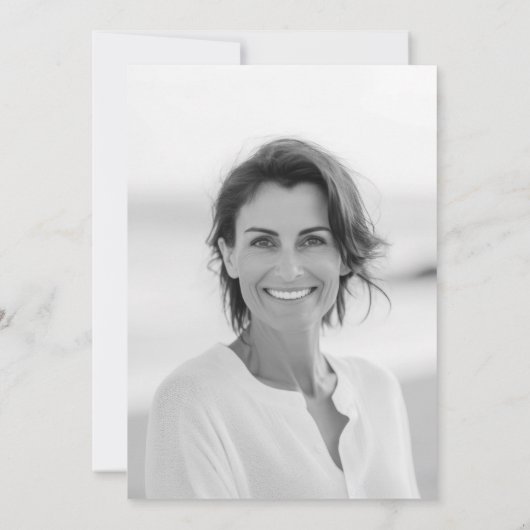 40e verjaardag nodigt Waterverf roze flamingo uit Kaart (Achterkant)