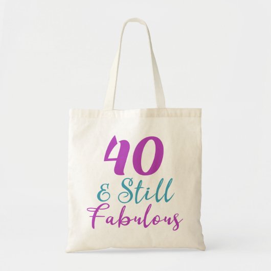 40e verjaardag nog steeds verbazingwekkend tote bag (Voorkant)