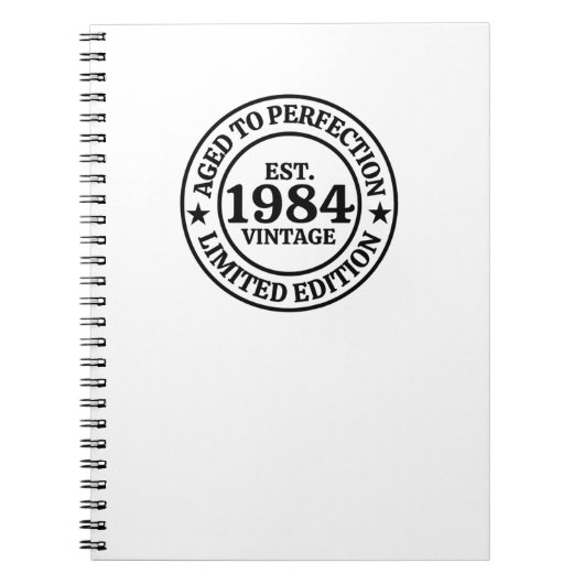 40e verjaardag notitieboek (Voorkant)