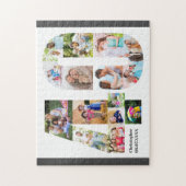 40e verjaardag nummer 40 fotocollage 15 foto legpuzzel (Verticaal)