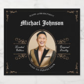 40e Verjaardag Ouder tot perfectie  Classic Likeurfles Etiket (Enkel label)