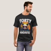 40e verjaardag panda leeftijd 40 jaar t-shirt (Voorkant volledig)