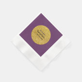 40e verjaardag Papier servet (Hoek)