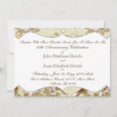 40e verjaardag Parkiet en Bloesem Kaart (Voorkant)