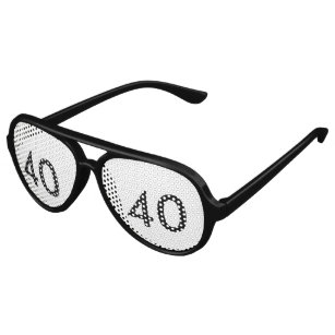 40e verjaardag partij tinten aviator zonnebril