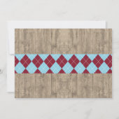 40e Verjaardag Party Golf Ball Foto Golfen Uitnodi Kaart (Achterkant)