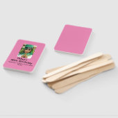 40e verjaardag Persoonlijke foto roze Handwaaier (Niet-gemonteerd)