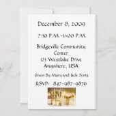 40e verjaardag Persoonlijke uitnodiging (Achterkant)