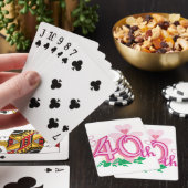 40e verjaardag pokerkaarten (Insitu)