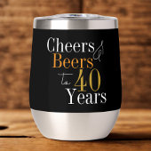 40e verjaardag Proost Beers Zwart Goud Party