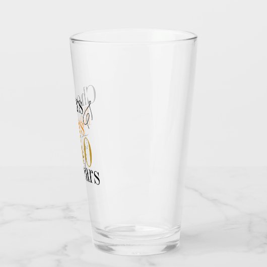 40e verjaardag Proost en bieren Verjaardag Glas (Links)