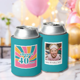 40e verjaardag Proost op 40 jaar Blikjeskoeler