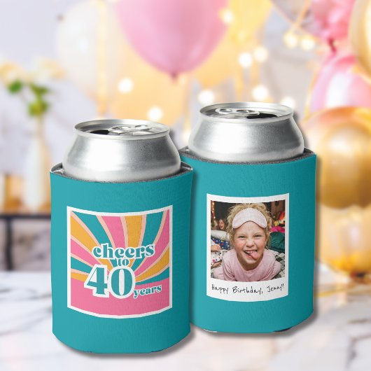 40e verjaardag Proost op 40 jaar Blikjeskoeler