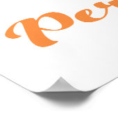 40e verjaardag Retro Poster (Hoek)